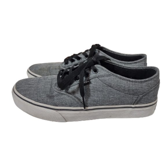 VANS Atwood Rock Textile Black and White Sneakers Men's size 8 - Picture 1 of 8